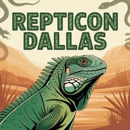 Cover art for Insiders look into Repticon Dallas Reptile Show June 28th and 29th.
