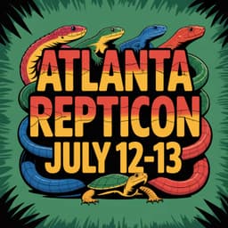 Cover art for Atlanta Repticon July 12-13