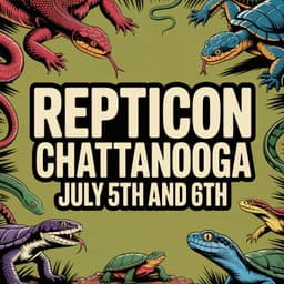 Cover art for Repticon Chattanooga July 5th and 6th