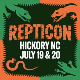 Cover art for Reptile Rendezvous in Hickory NC July 19 & 20